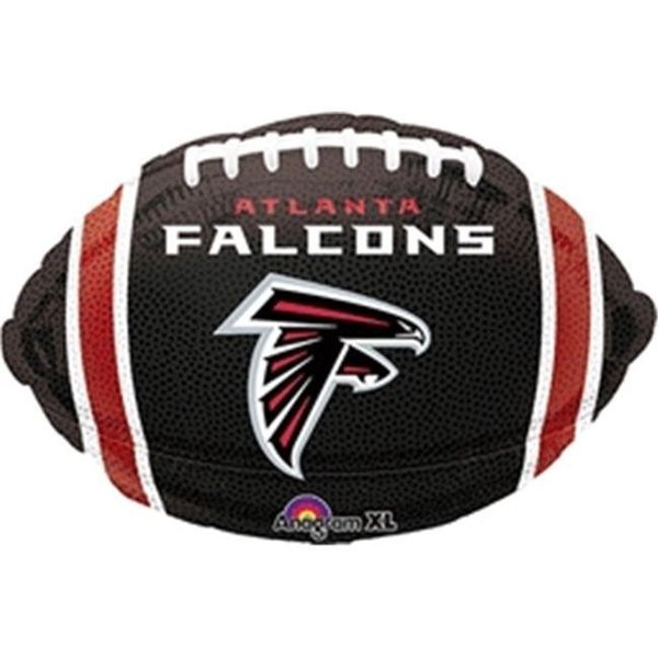 Anagram Anagram 74546 18 in. NFL Atlanta Falcons Football Junior Shape Foil Balloon 74546